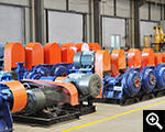  our slurry pump with wear-resistant rubber 