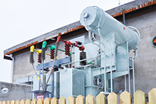 Electric power system of dressing plant