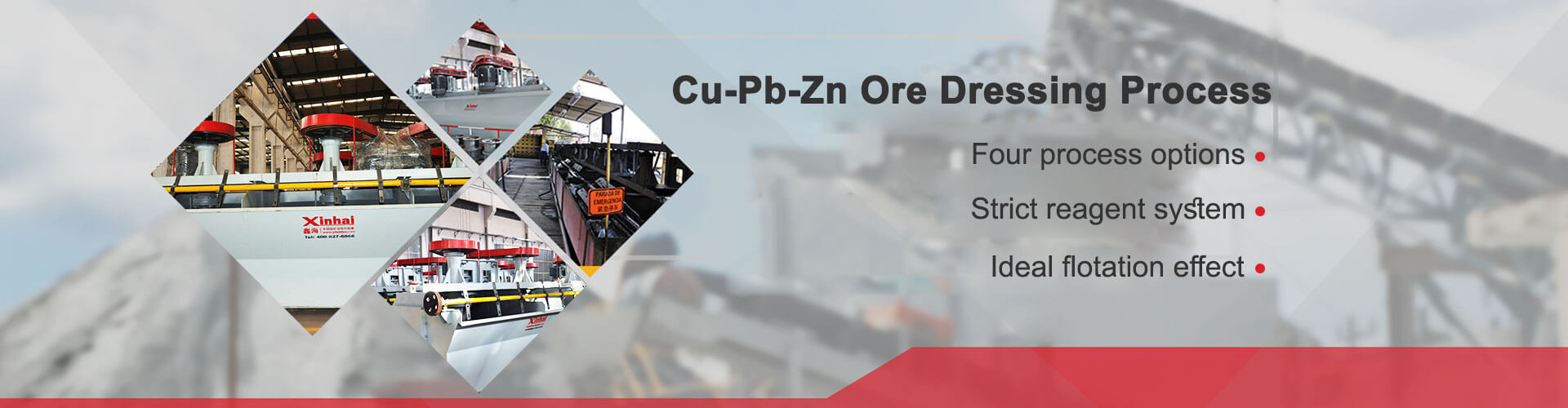 Yantai Cu-Pb-Zn Ore Dressing Process