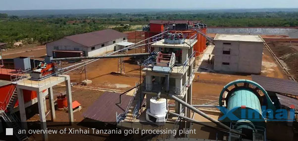 an overview of  Yantai Group Tanzania gold processing plant